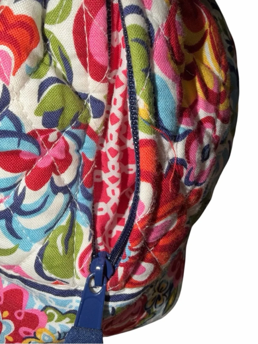 Vera Bradley Hope Garden Floral Drawstring Bucket Totet - Picture 6 of 8
